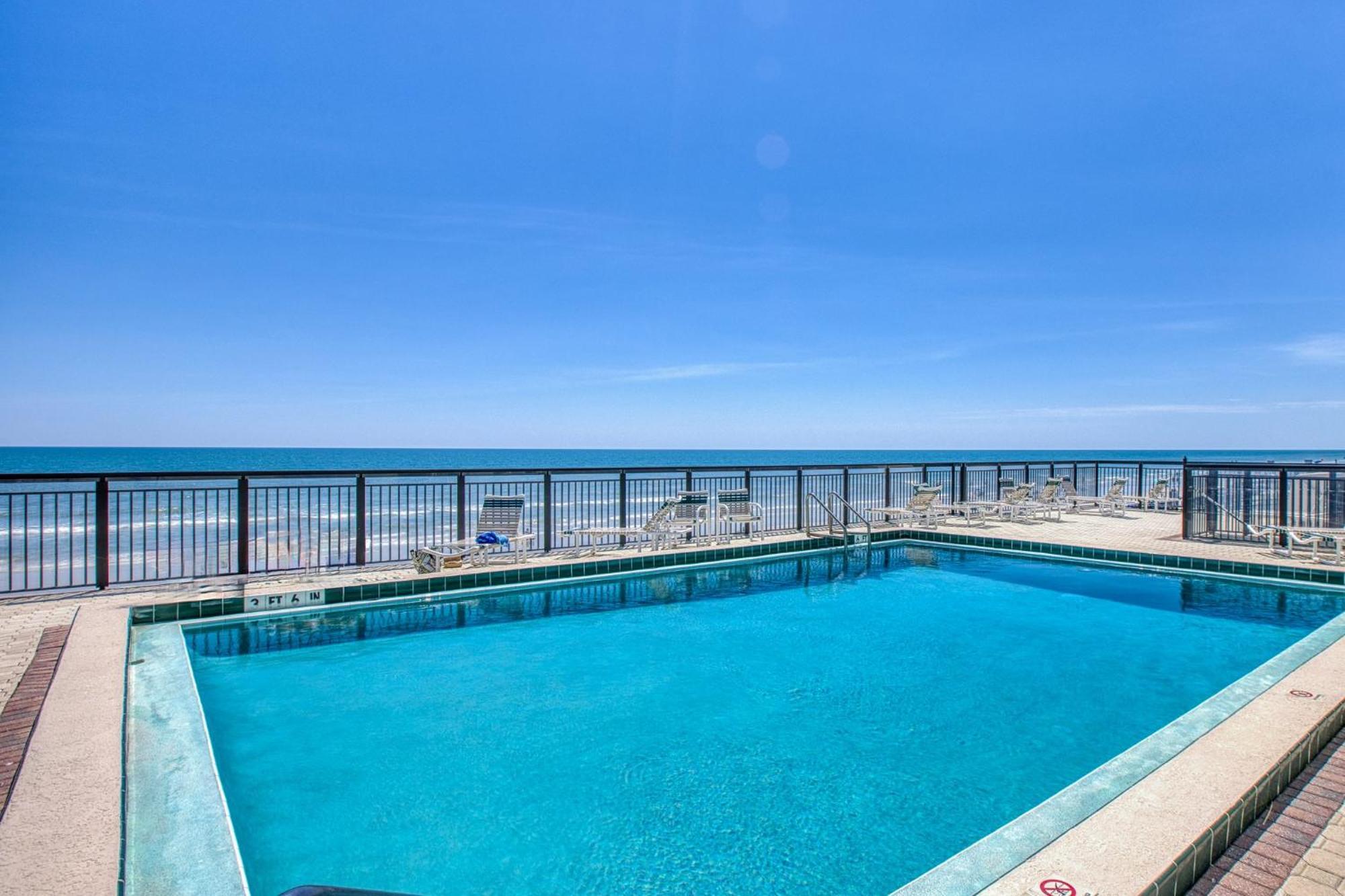 Ocean View With A Beachfront Pool At Ocean Trillium Condo ~ 602 New Smyrna Beach Eksteriør bilde